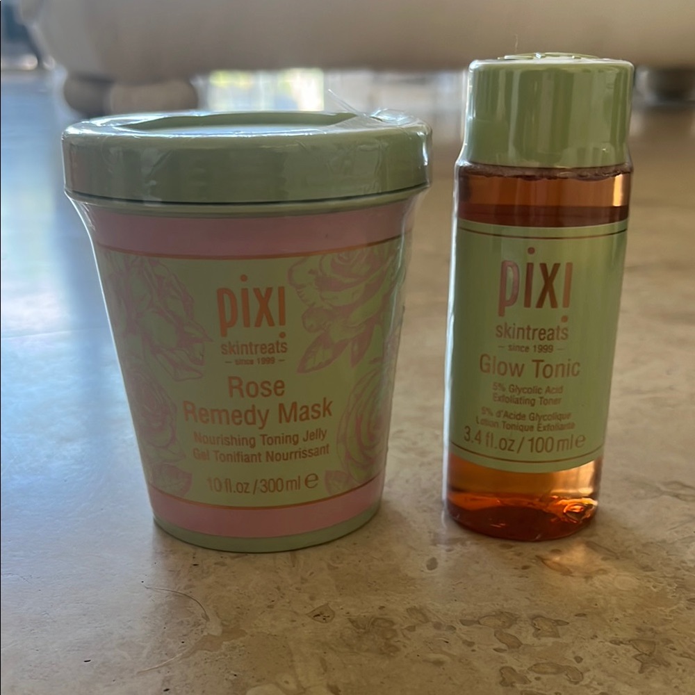 Pixi Skintreats Rose Mask and Glow Tonic Duo